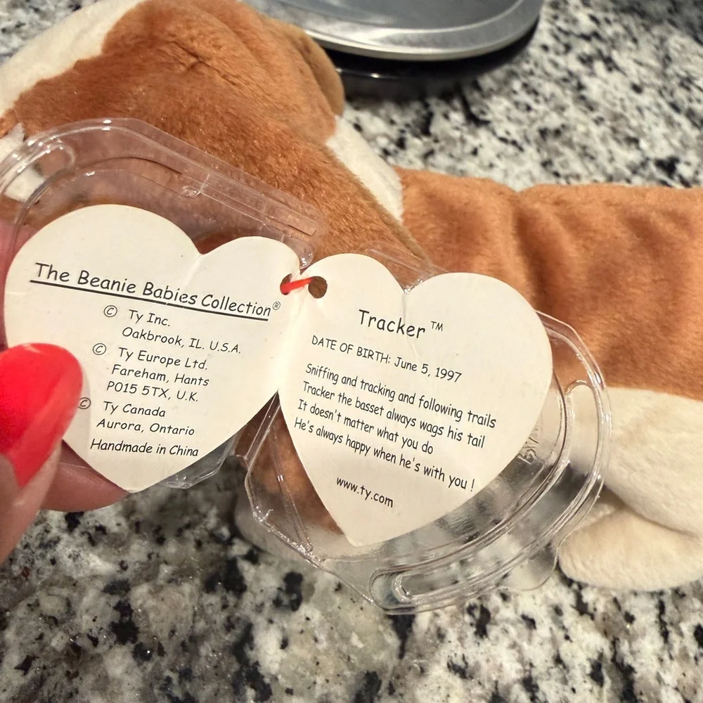 VTG TY‎ Beanie Babies Bundle of 5 Collectible 1994-2000 Retired Rare Error date